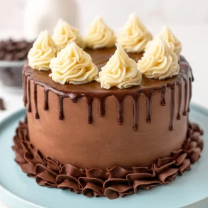 Bolo com Ganache