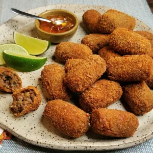 Croquete de Carne com Azeitona