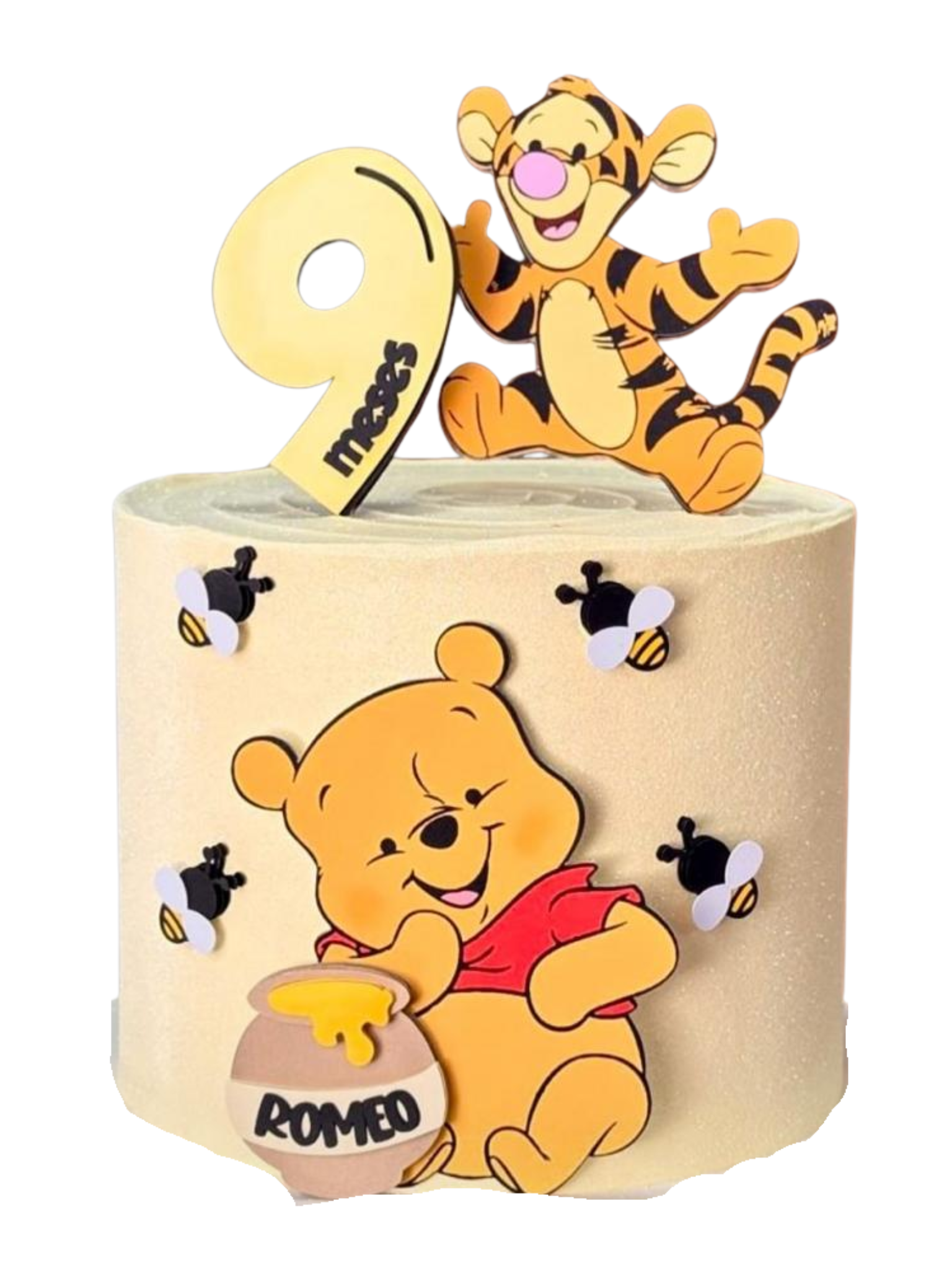 Exemplo de bolo mesversário Flaky